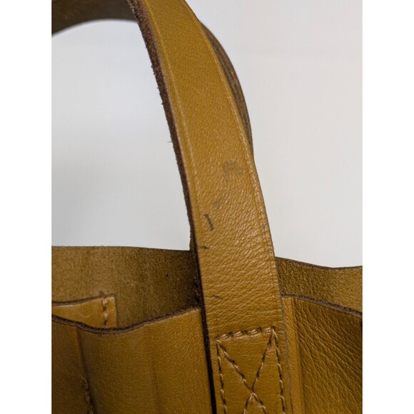 Madewell The Mini Transport Crossbody Bag Bubble Pleat Tan Casual Everyday Purse - Picture 7 of 16